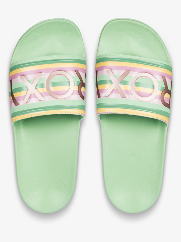 7 Slippy - Chinelos para Mulher Verde ARJL100679 Roxy