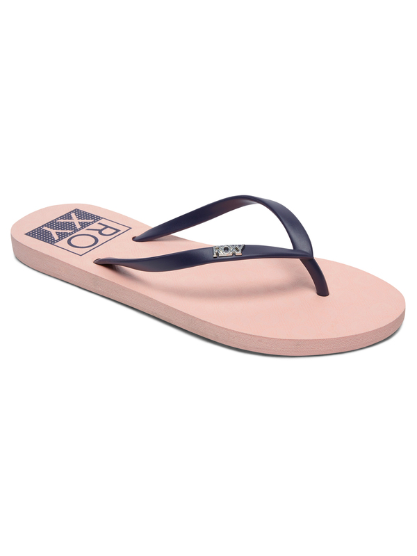 Roxy viva stamp flip flops on sale