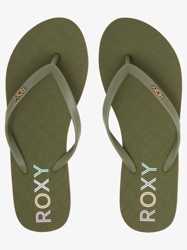 2 Viva Stamp - Sandales pour Femme Vert ARJL100683 Roxy