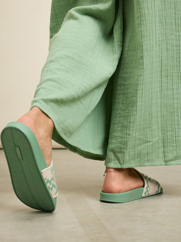 3 Slippy - Sandalias para Mujer Verde ARJL100909 Roxy