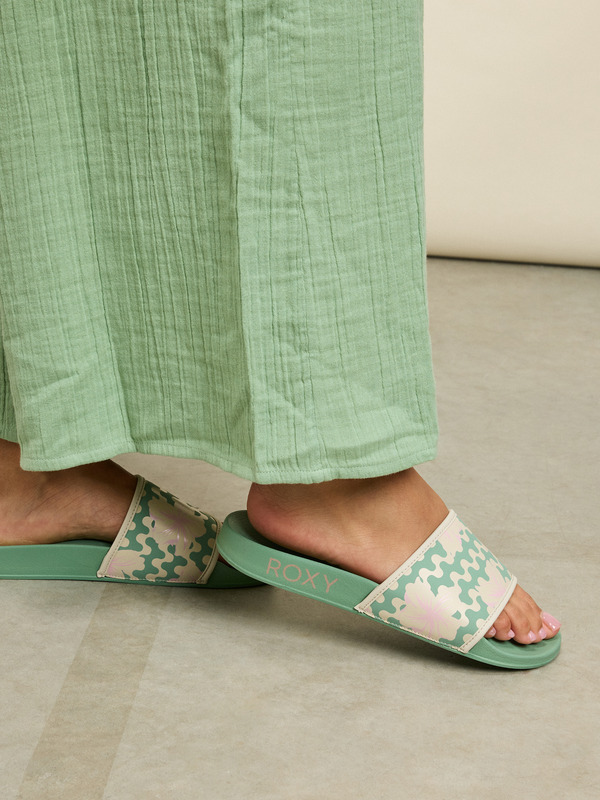 1 Slippy - Sandalias para Mujer Verde ARJL100909 Roxy