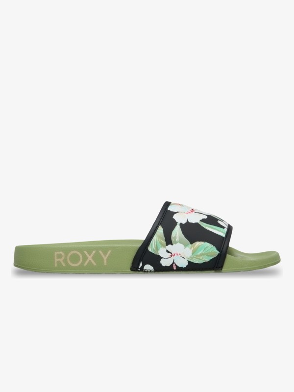 1 Slippy Iv - Sandalen voor Dames Green ARJL100909 Roxy