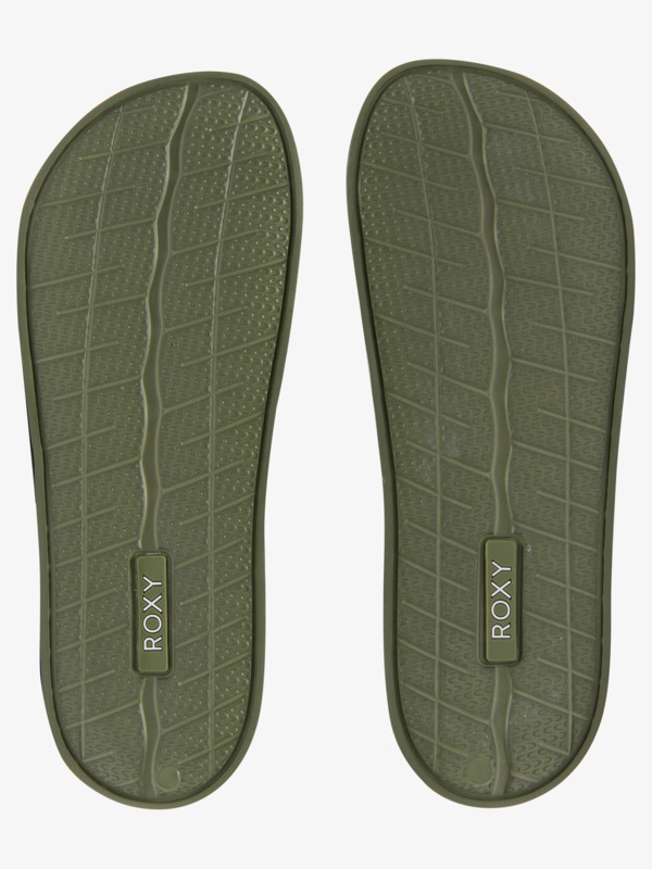 5 Slippy Puff - Sandalias para Mujer Verde ARJL101052 Roxy