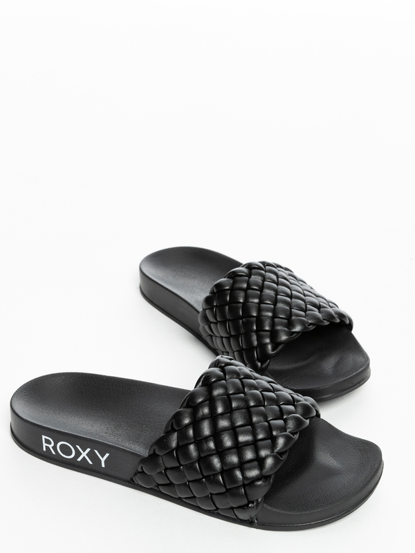 2 Slippy Puff - Slider Sandals for Women Black ARJL101052 Roxy