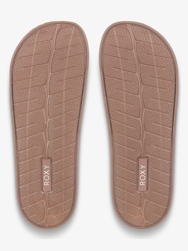 4 Slippy Knit - Sandales pour Femme Marron ARJL101127 Roxy