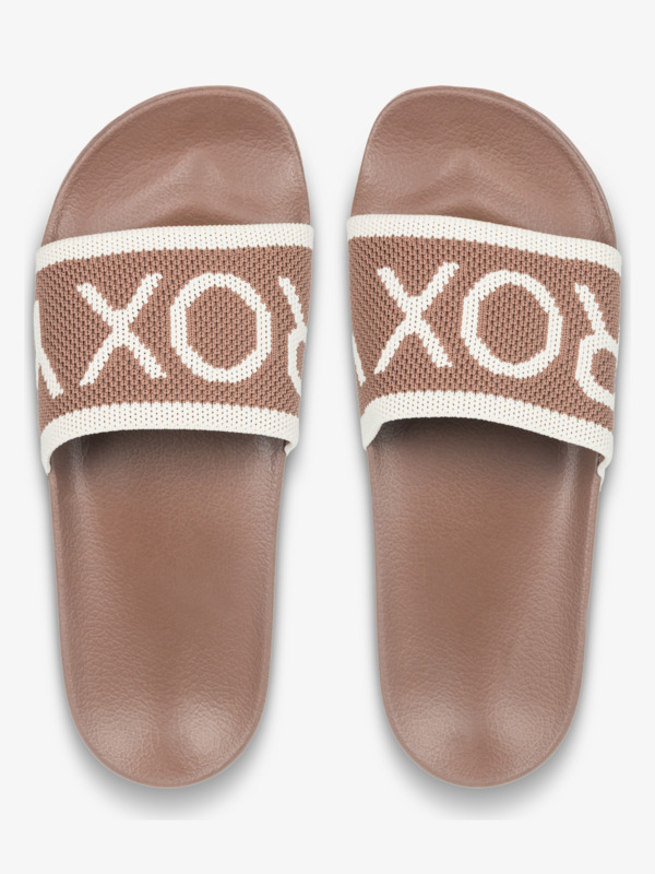 3 Slippy Knit - Sandales pour Femme Marron ARJL101127 Roxy