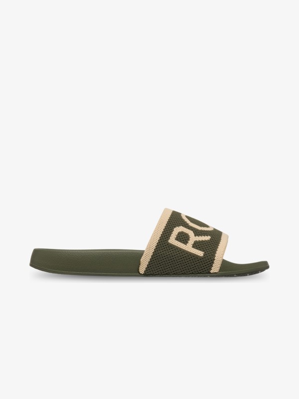 1 Slippy Knit Green ARJL101127 Roxy