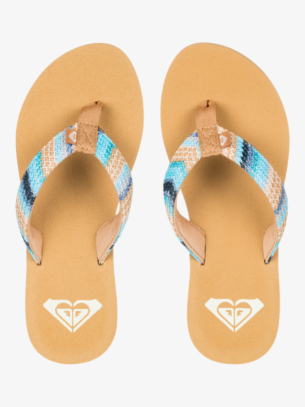 2 Porto - Chanclas de playa para Mujer Azul ARJL101167 Roxy