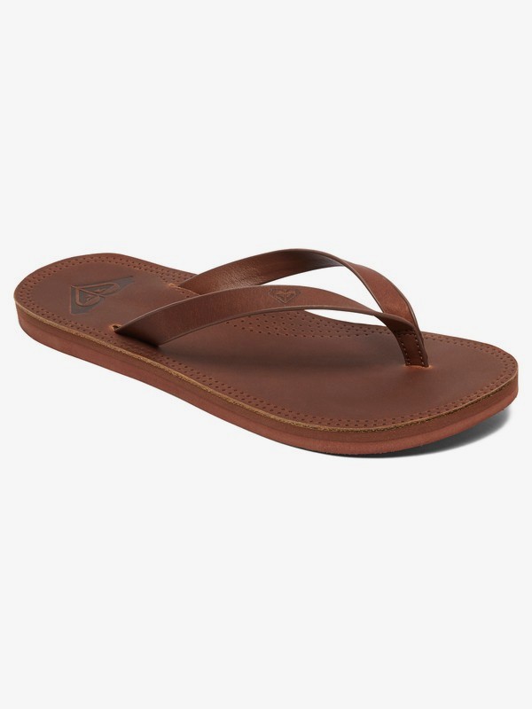 Brinn Leather Flip Flops for Women Roxy