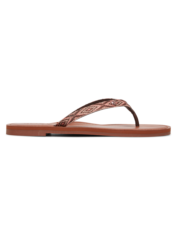 1 Janel - Flip-Flops for Women Brown ARJL200694 Roxy