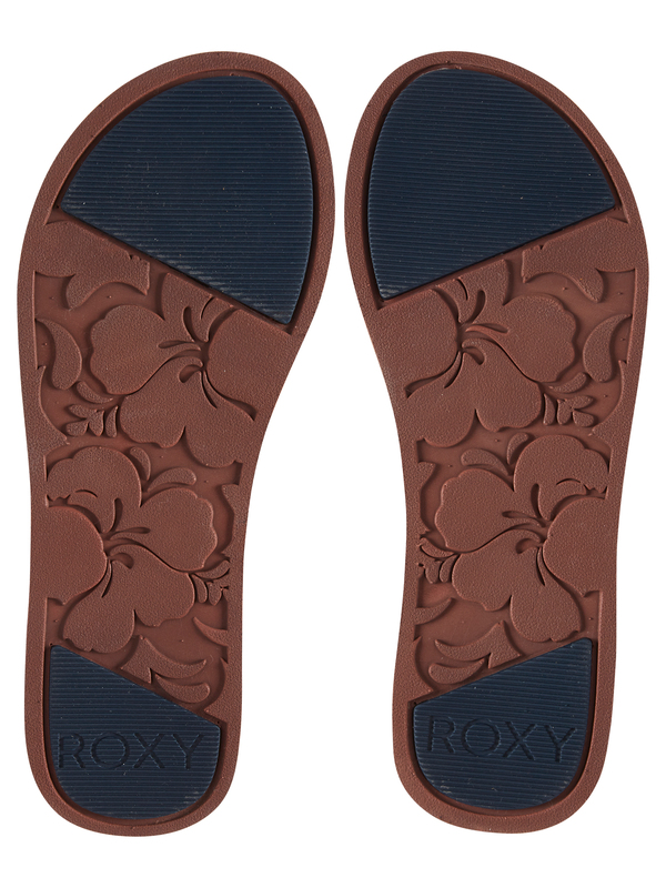 3 Tonya - Sandales en cuir pour Femme Bleu ARJL200714 Roxy