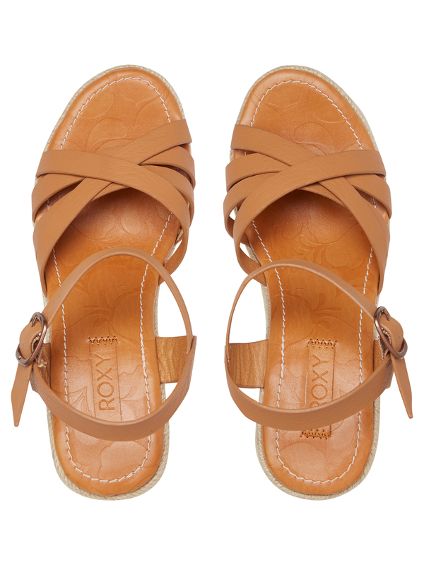 2 Eleanor - Leather Wedge Sandals  ARJL200719 Roxy
