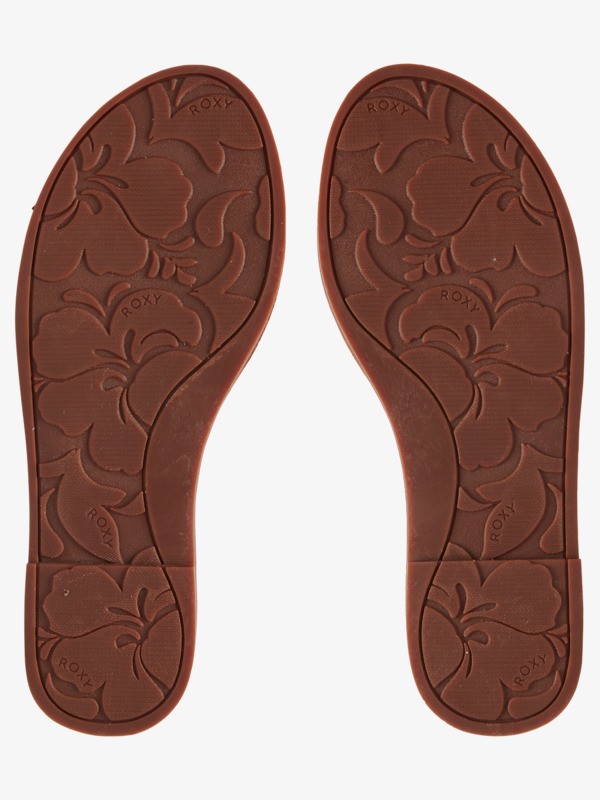 3 Arabella - Leather Sandals for Women Black ARJL200759 Roxy