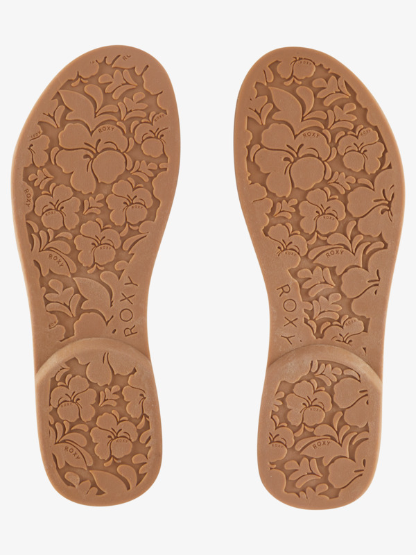 4 Gabbie - Tongs pour Femme Blanc ARJL200834 Roxy