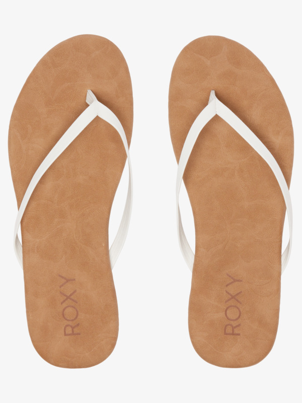 3 Gabbie - Tongs pour Femme Blanc ARJL200834 Roxy