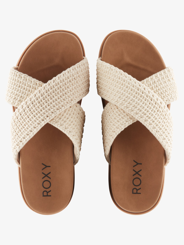 7 Syenna - Slides for Women White ARJL200852 Roxy