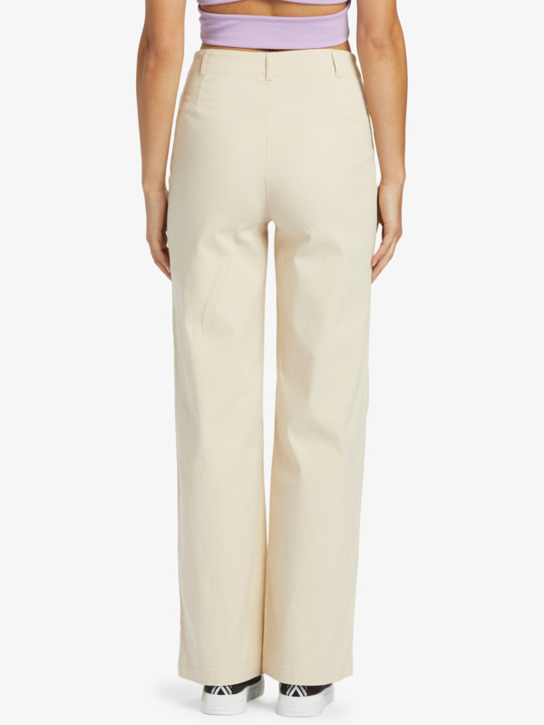 12 Coastal Cruiser - Wide Leg Trousers for Women Beige ARJNP03272 Roxy