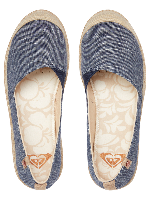 3 Flora - Zapatillas para Mujer Azul ARJS600412 Roxy