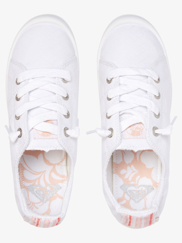 3 Bayshore - Chaussures slip-on pour Femme Blanc ARJS600418 Roxy