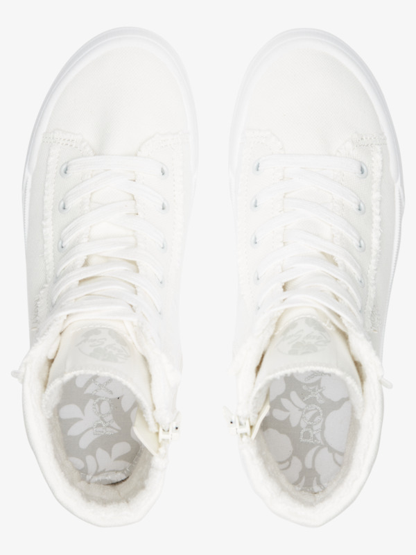 12 ROXY Rae Mid - Chaussures mi-hautes pour Femme Blanc ARJS600518 Roxy