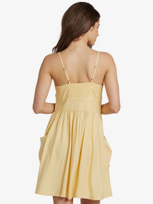 Under The Cali Sun Strappy Buttoned Dress for Women Roxy