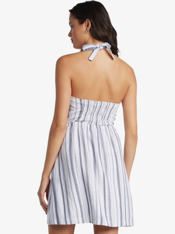 5 From The Side - Leinen-Kleid für Frauen  ARJWD03347 Roxy