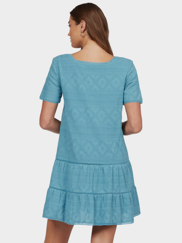 4 Short Sleeve Mini Dress - Pale Sun Rose für Frauen  ARJWD03422 Roxy