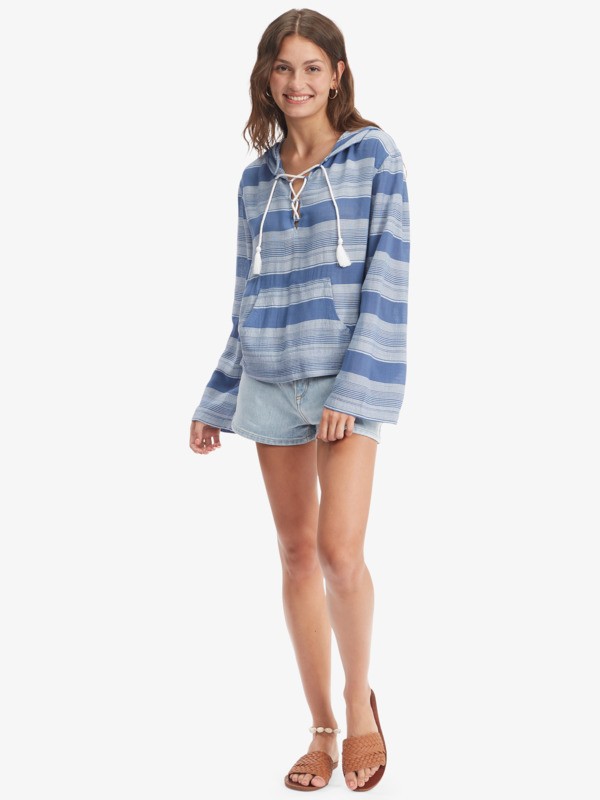 4 Head On Over - Poncho Hoodie for Women  ARJWT03285 Roxy