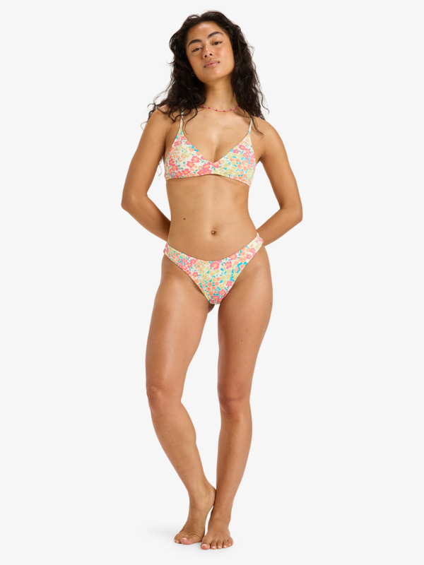 4 Printed Beach Classics - Top de bikini de triángulo para Mujer Verde ARJX303651 Roxy