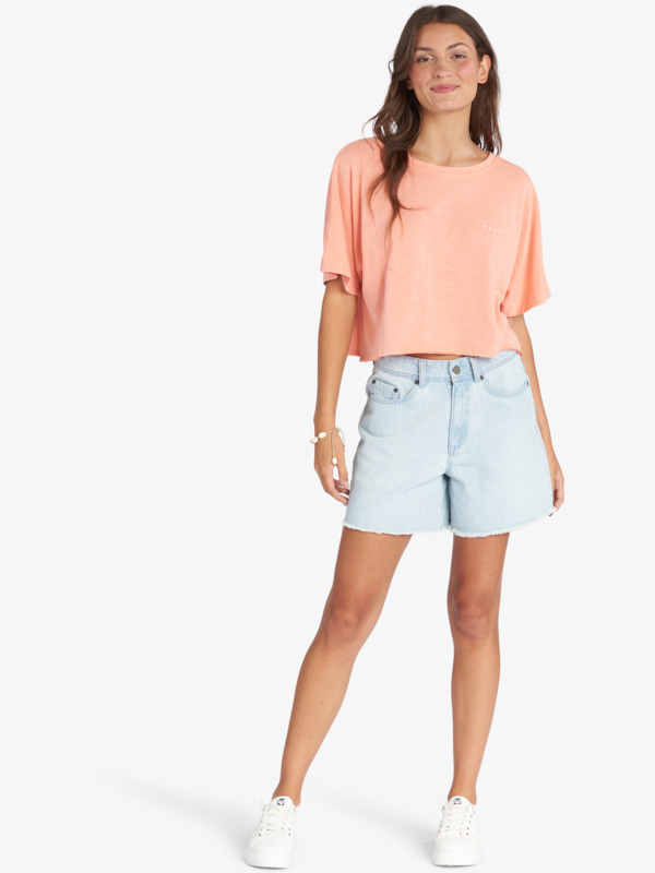 1 Super Sun - Oversized T-shirt voor Dames - Pink Pink ARJZT06979 Roxy