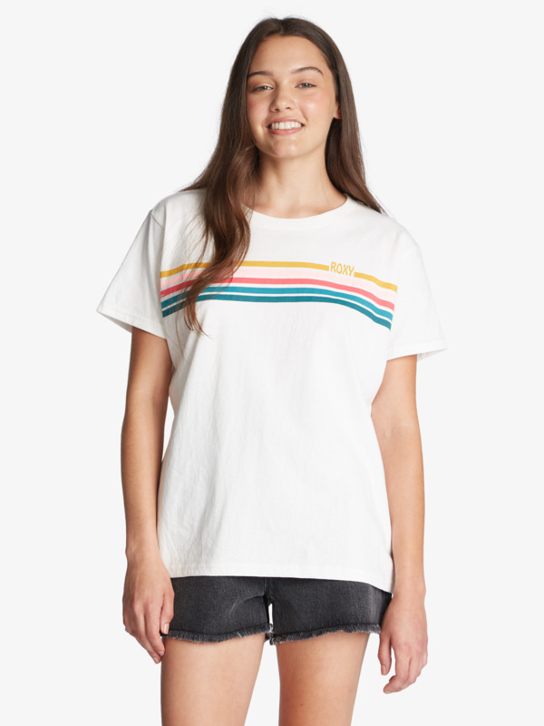 2 Retro Stripe - Boyfriend T-Shirt for Women  ARJZT07002 Roxy