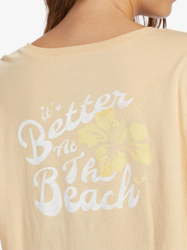 3 Better Beach - T-Shirt for Women - Beige Beige ARJZT07498 Roxy