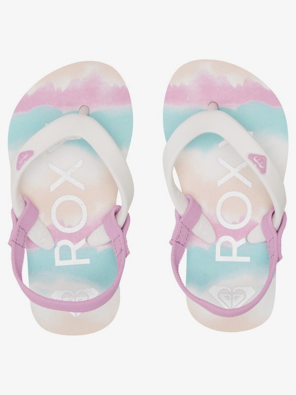 2 Tahiti - Sandales pour Bébés Orange AROL100005 Roxy