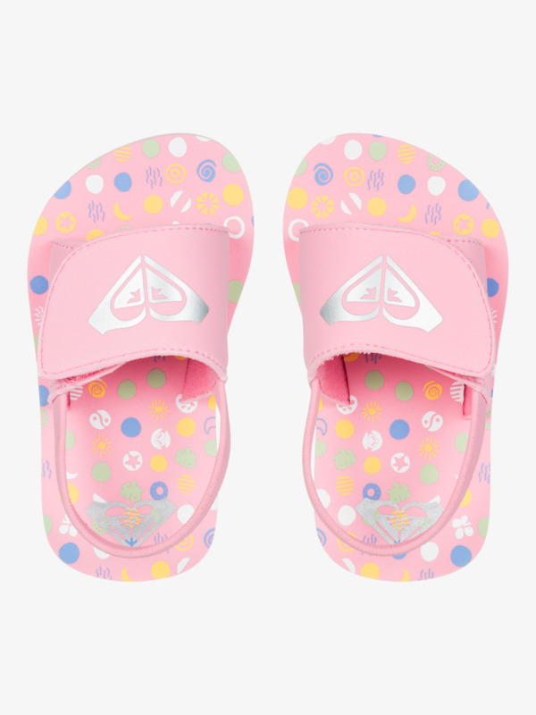 4 Finn - Sandals for Girls Pink AROL100012 Roxy