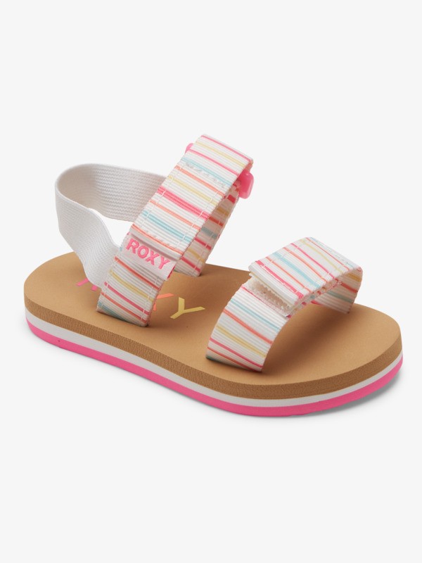 0 Roxy Cage - Sandalias  para Toddlers Girls Blanco AROL100020 Roxy