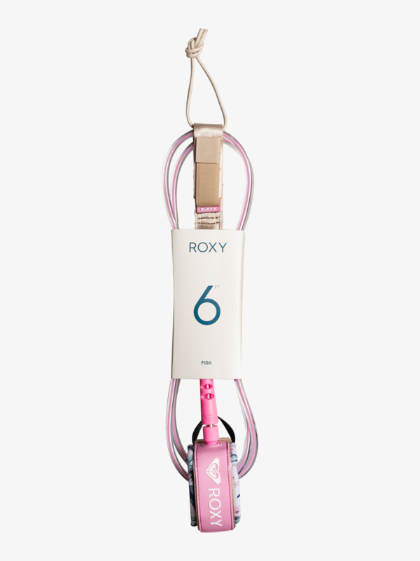 0 Fiji 6' - Leash de surf pour Femme Rose EGL21RLFJ6 Roxy