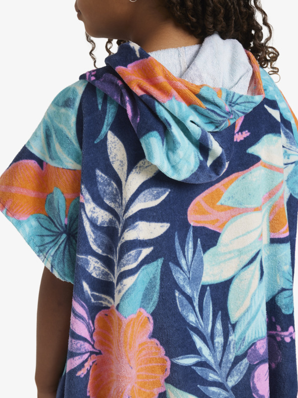 4 Rg Stay Magical Printed - Toalla poncho para chicas Azul ERGAA03226 Roxy