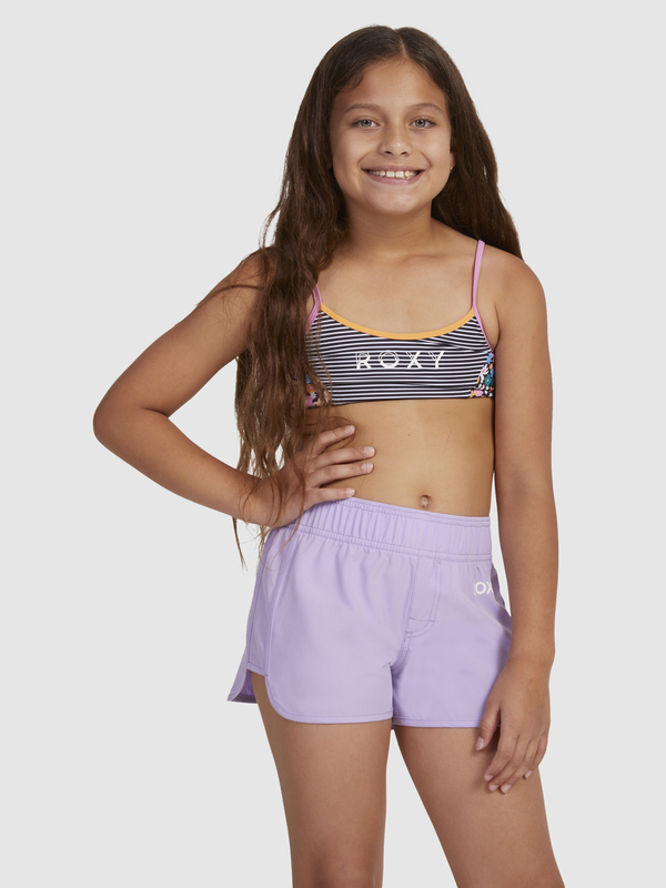 Good Waves Only Board Shorts for Girls 6 16 Roxy