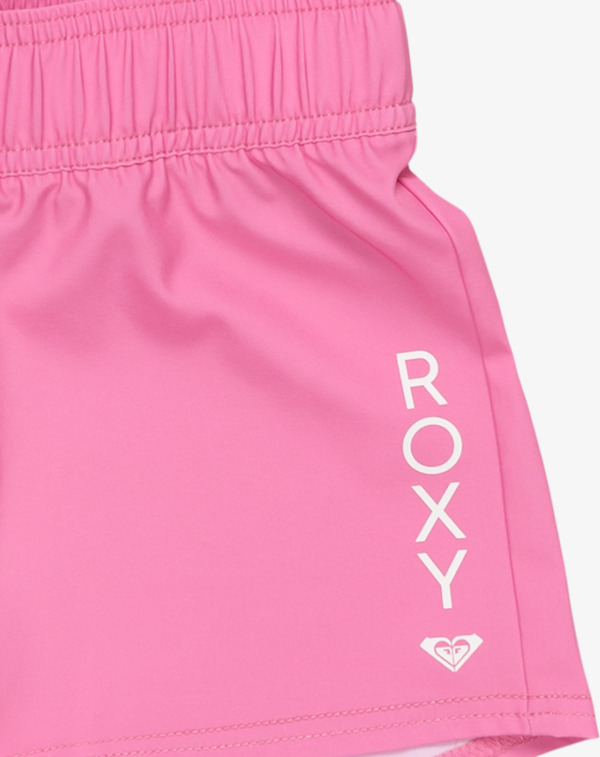 2 Rg Essentials - Boardshorts para Chicas (6 - 16) Rosa ERGBS03126 Roxy