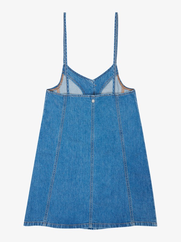 1 Radiant Skies - Denim Dress for Girls 4-16 Blue ERGDD03003 Roxy