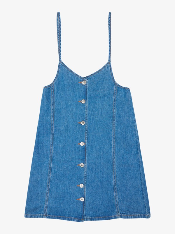 0 Radiant Skies - Denim Dress for Girls 4-16 Blue ERGDD03003 Roxy