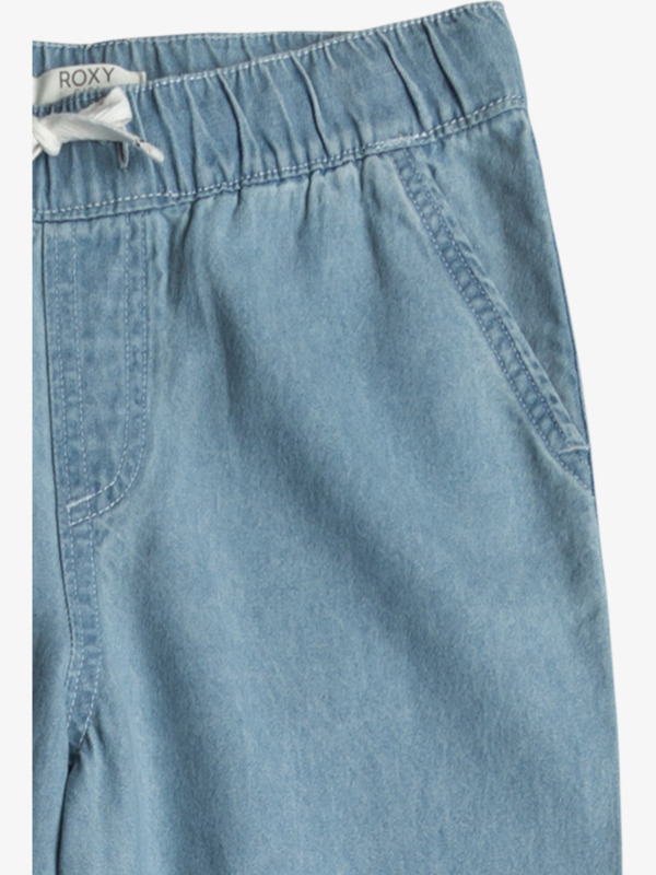 9 Yeah Bali Baby - Lightweight Denim Trousers for Girls 4-16 Blue ERGDP03072 Roxy