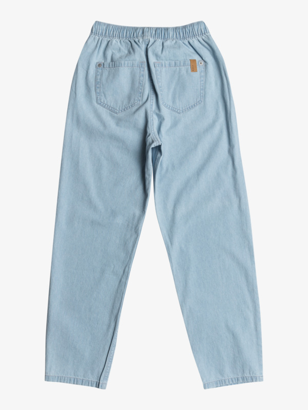 7 Bottom Of The Ocean - Denim Joggingbroek voor Meisjes 4-16 Blue ERGDP03077 Roxy