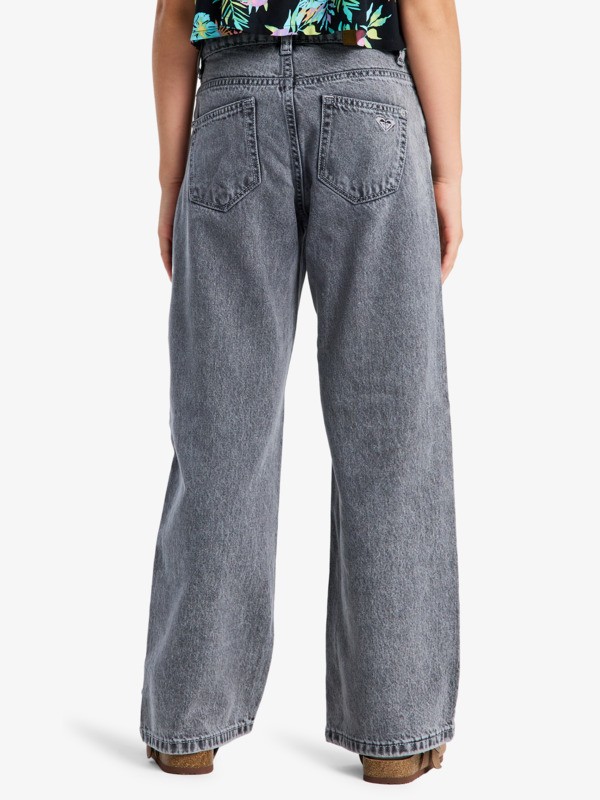 3 Dawn Patrol Mid Lava - Jeans à coupe ample pour Fille 4-16 Noir ERGDP03081 Roxy