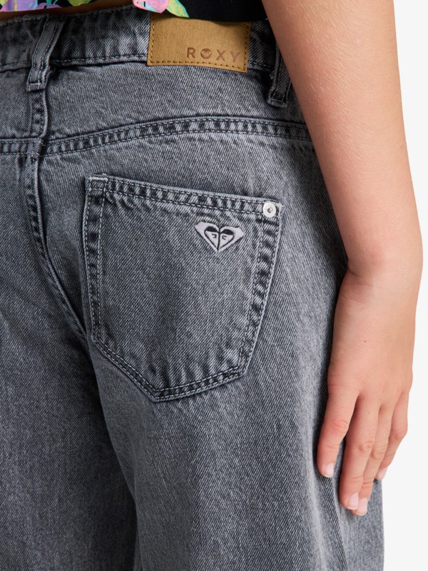 8 Dawn Patrol Mid Lava - Jeans à coupe ample pour Fille 4-16 Noir ERGDP03081 Roxy