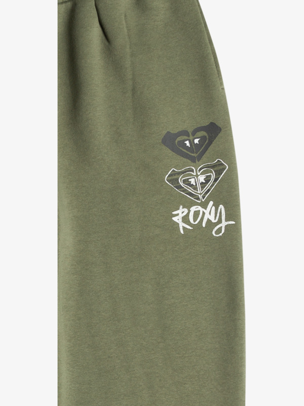 2 Surf Feeling    - Pantaloni da jogging da Ragazza 4-16 Green ERGFB03316 Roxy