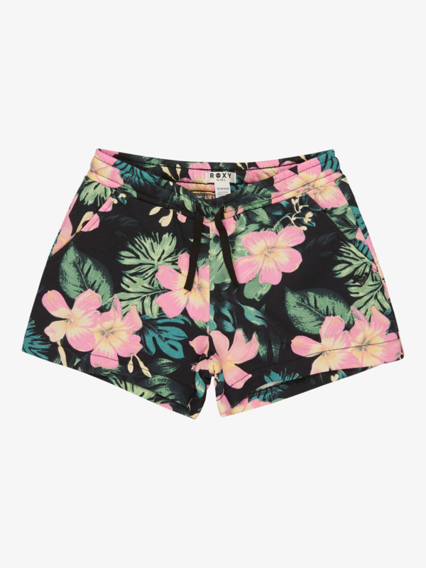 0 Twenty Five Miles - Short de survêtement taille élastique pour Filles 4-16 ans Noir ERGFB03324 Roxy