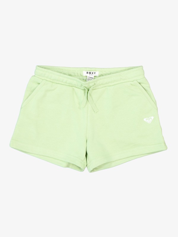 0 Surf Feeling - Elastic Waist Jogger Shorts for Girls 4 - 16 Green ERGFB03325 Roxy