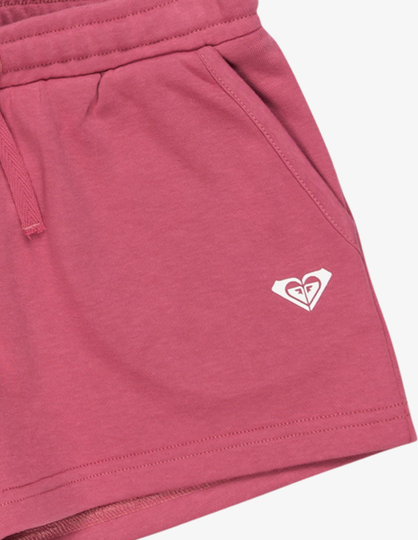 2 Surf Feeling - Joggingshorts mit elastischem Bund  für Mädchen 4 - 16 Rosa ERGFB03325 Roxy