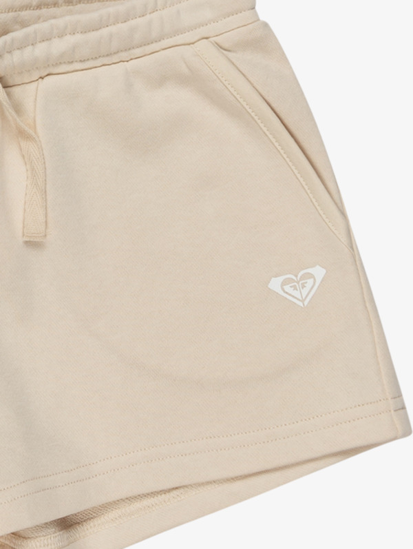 2 Surf Feeling - Short de survêtement taille élastique pour Filles 4-16 ans Beige ERGFB03325 Roxy